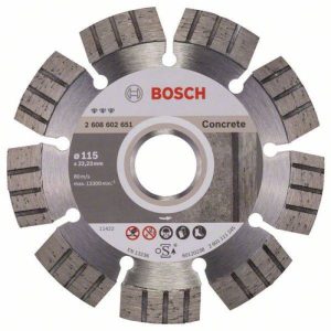 Diamentowa tarcza do betonu 115×22,23×2,2×12 Bosch 2608602651 Diamentowa tarcza do betonu 115×22,23×2,2×12 Bosch 2608602651