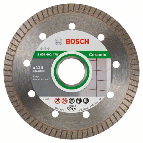 Diamentowa tarcza do ceramiki 115×22,23 Bosch 2608602478 Diamentowa tarcza do ceramiki 115×22,23 Bosch 2608602478