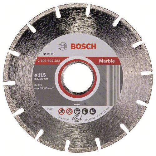 Diamentowa tarcza tnąca Standard for Marble 115×22,23×2,2 Bosch 2608602282