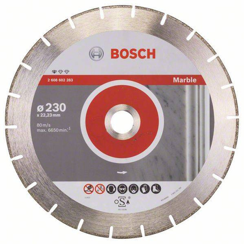 Diamentowa tarcza tnąca Standard for Marble 230x22,23x2,8 Bosch 2608602283 - obrazek 1