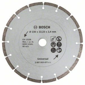 Diamentowa tarcza tnąca do materiałów budowlanych, Ø 230 mm Bosch 2607019477 Diamentowa tarcza tnąca do materiałów budowlanych, Ø 230 mm Bosch 2607019477