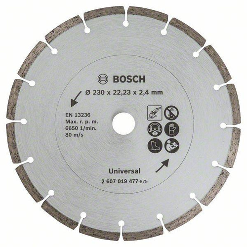Diamentowa tarcza tnąca do materiałów budowlanych, Ø 230 mm Bosch 2607019477 - obrazek 1