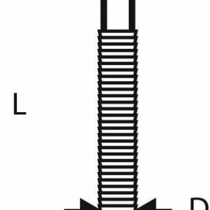 Gwóźdź łączony papierem, łeb D, SN34DK 80RG Bosch 2608200022 Gwóźdź łączony papierem, łeb D, SN34DK 80RG Bosch 2608200022