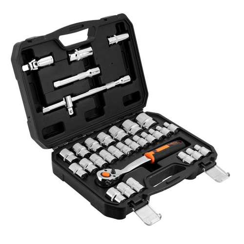 Klucze nasadowe NEO Tools 1/2″ zestaw 32szt. 10-038 Klucze nasadowe NEO Tools 1/2″ zestaw 32szt. 10-038