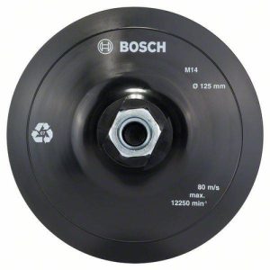 Talerz oporowy, 125 mm, mocowanie na rzepy Bosch 2608601077 Talerz oporowy, 125 mm, mocowanie na rzepy Bosch 2608601077