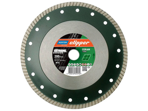 Tarcza diamentowa Extreme Ceramic Turbo Norton Clipper 70184625427 Tarcza diamentowa Extreme Ceramic Turbo Norton Clipper 70184625427