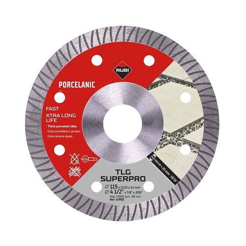 Tarcza diamentowa RUBI TLG 115 EXT SUPERPRO 41900 Tarcza diamentowa RUBI TLG 115 EXT SUPERPRO 41900