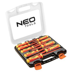 Wkrętaki NEO Tools 1000V zestaw 9 szt. 04-142 Wkrętaki NEO Tools 1000V zestaw 9 szt. 04-142