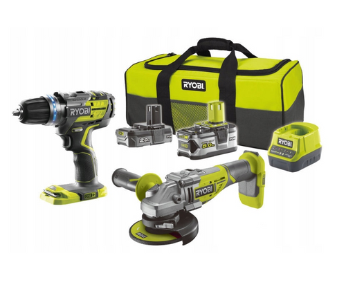 Zestaw elektronarzędzi Ryobi R18CK2BL-252S Zestaw elektronarzędzi Ryobi R18CK2BL-252S