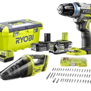 Zestaw elektronarzędzi Ryobi R18PDBL-252VTA55 Zestaw elektronarzędzi Ryobi R18PDBL-252VTA55