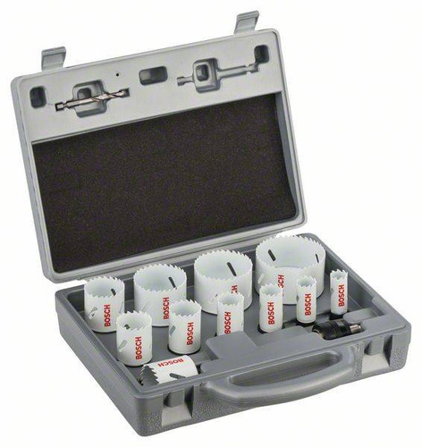 Zestaw pił otwornic Progressor dla elektryków, 14 elementów, 19–76 mm Bosch 2608584667 - obrazek 1
