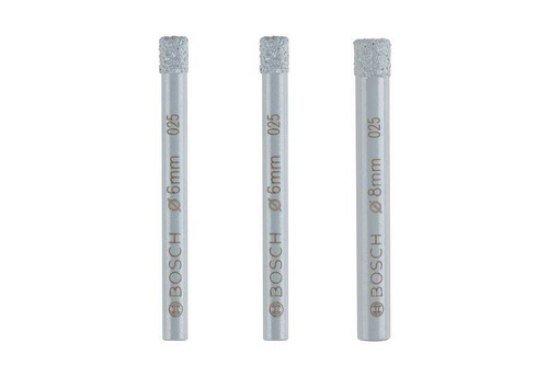 Zestaw wierteł diamentowych Expert for Ceramic (6/6/8) Bosch 2607011626 - obrazek 1
